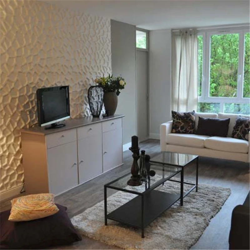 4 шт. декоративные настенные 3d-панели 50 х50 см