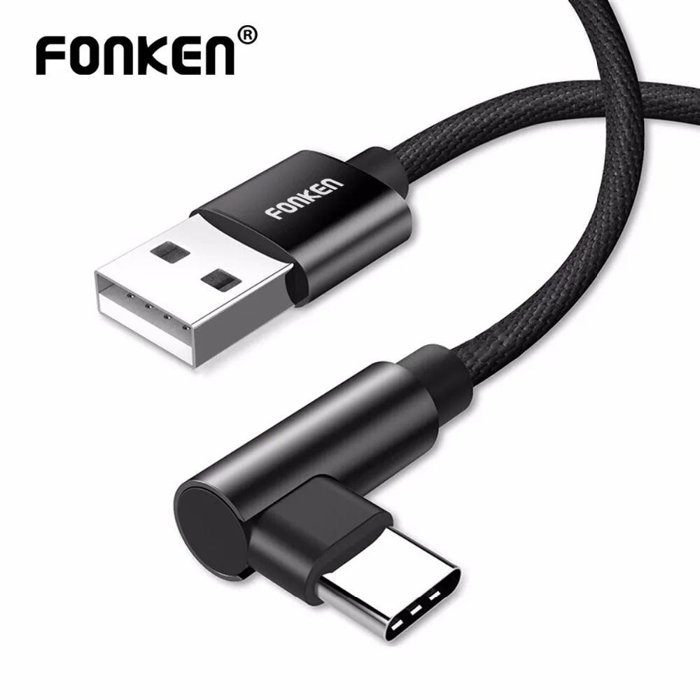 Кабель USB Type-C с углом 90 градусов длина 1 2 м | Мобильные телефоны и аксессуары