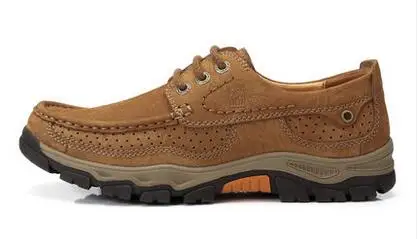 Мужская обувь новая весна 2017 отдыха на открытом воздухе обуви кожаная одежда