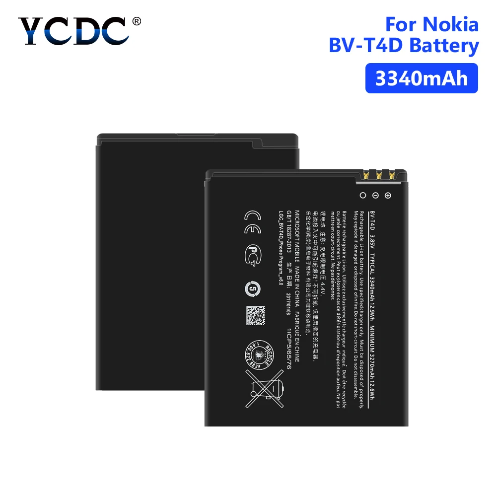 3340 мА/ч BVT4D BV T4D 940 XL RM 1118 1116 1085 телефона литиевая Батарея для microsoft Nokia Lumia 950 CityMan