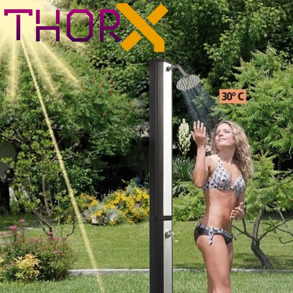 Солнечный Душ ThorX TR35OX серебряный садовый душ 35 л|Солнечные водонагреватели| |