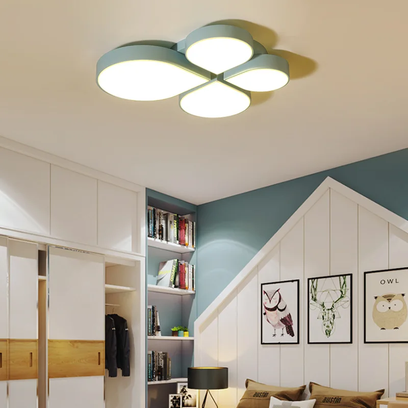 

creative leaf LED ceiling lamp ceiling light lamparas de techo led para comedor moderno lampara dormitorio lamparas techo