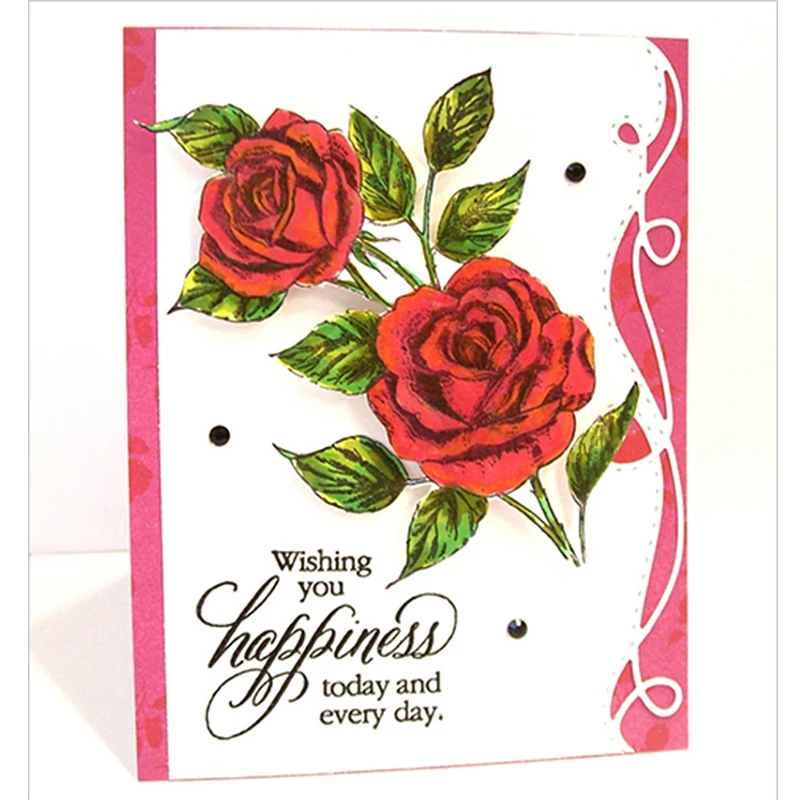 2 шт. Цветочная кружевная рамка для резки металла трафарет DIY скрапбукинга