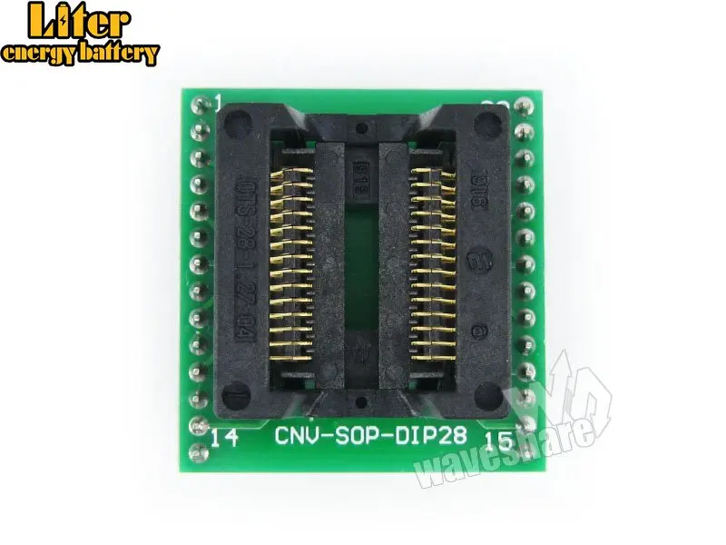 SOP28 до DIP28 (A) IC тестовое гнездо программирования адаптера для SO28