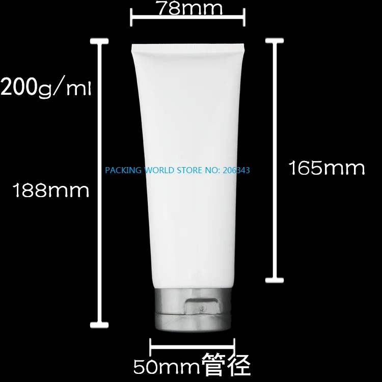 200 мл белая мягкая трубка для мойки пятен/сливочного масла/Крем рук/ночной