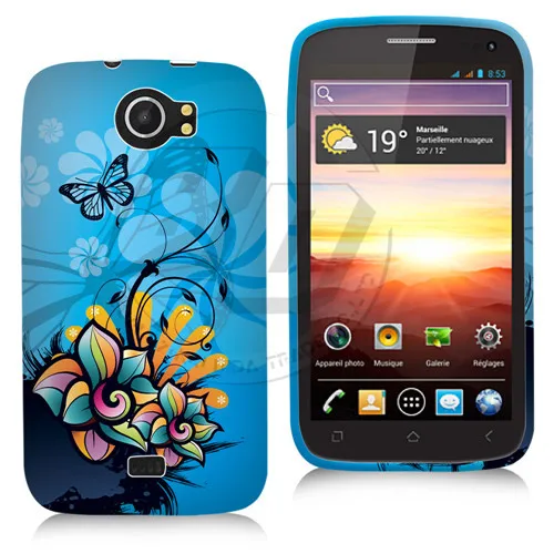 Print Cute Skin Cover Minion Floral Butterfly Flag Back for fly iq450 Quattro Case Silicon Gel TPU Candy Soft |