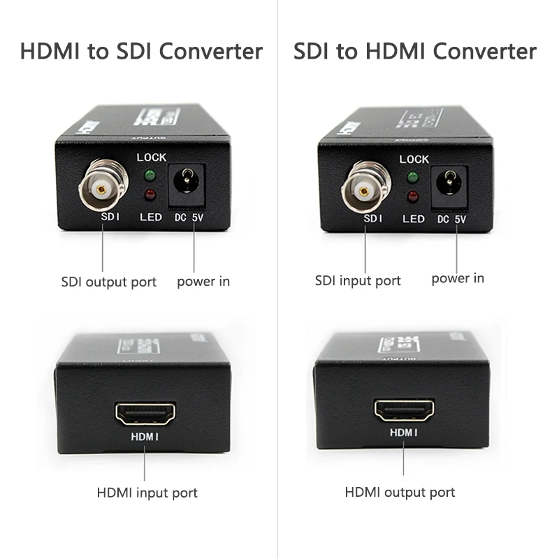 100m HDMI коаксиальный удлинитель приемник-передатчик 3G Mini в SDI конвертер по
