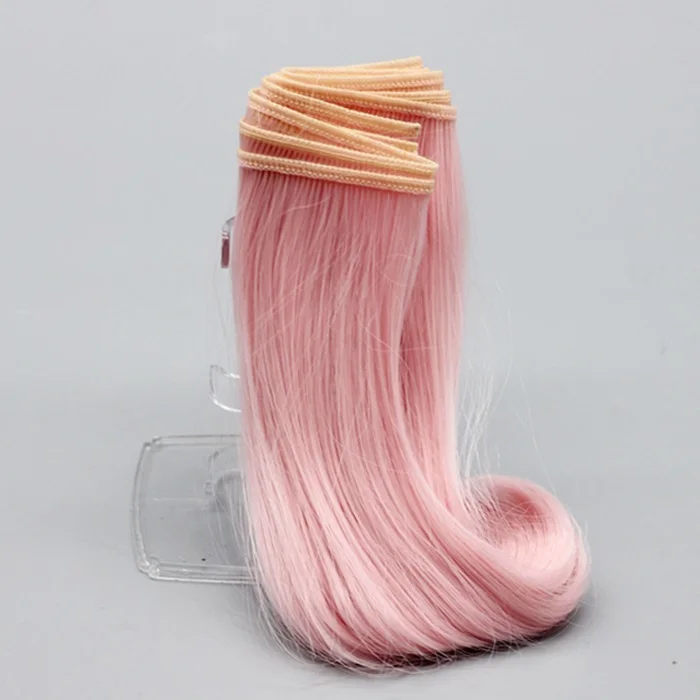 15 см высокая температура термостойкие волосы куклы для 1/3 1/4 1/6 BJD diy куклы парики с волнистыми волосами для куклы - Цвет: NO 7