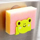 Милый губчатый слив с рисунком животного, медведь из мультфильма, настенный тип, коробка для хранения для ванной, держатель для мыла в виде животного, кошки, кухонные инструменты #265810