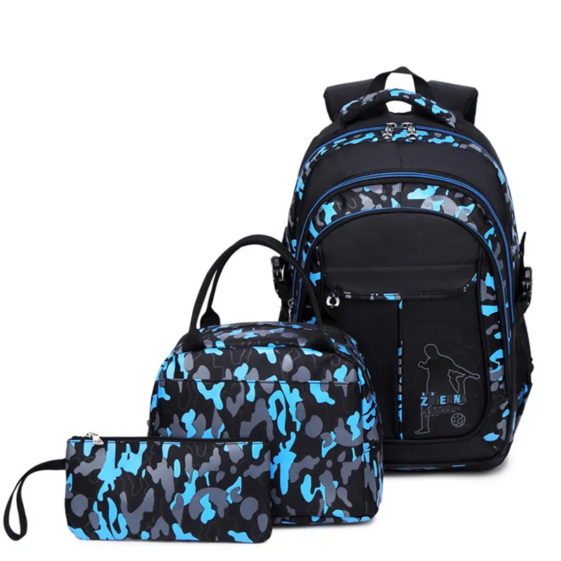 Camouflage School backpack for teen boys Kids bookbag durable children school bags Laptop backpack Travel Bags mochila