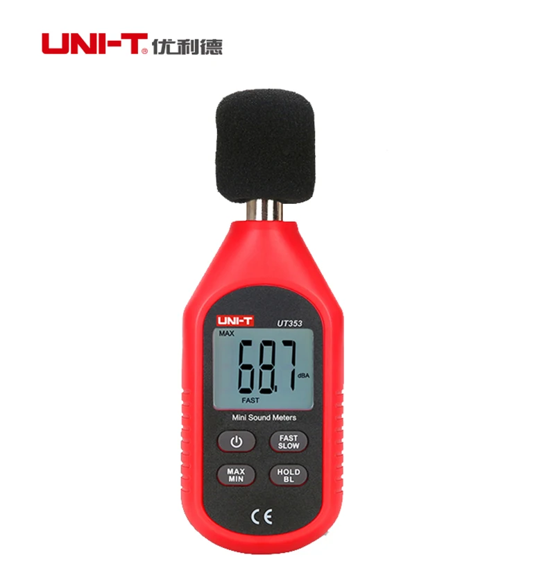 UNI-T UT353 LCD измеритель уровня звука шума детектор децибел высокая точность 30 ~ 130 дБ +