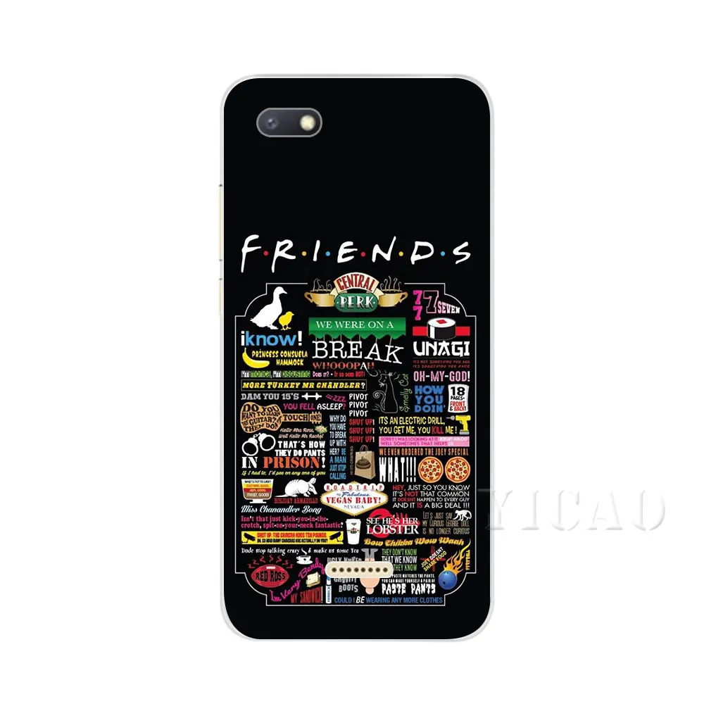 Жесткий чехол IYICAO Friends сезонного ТВ для Xiaomi Redmi Note 3 4 5 6 7 Pro 5A Prime | Мобильные