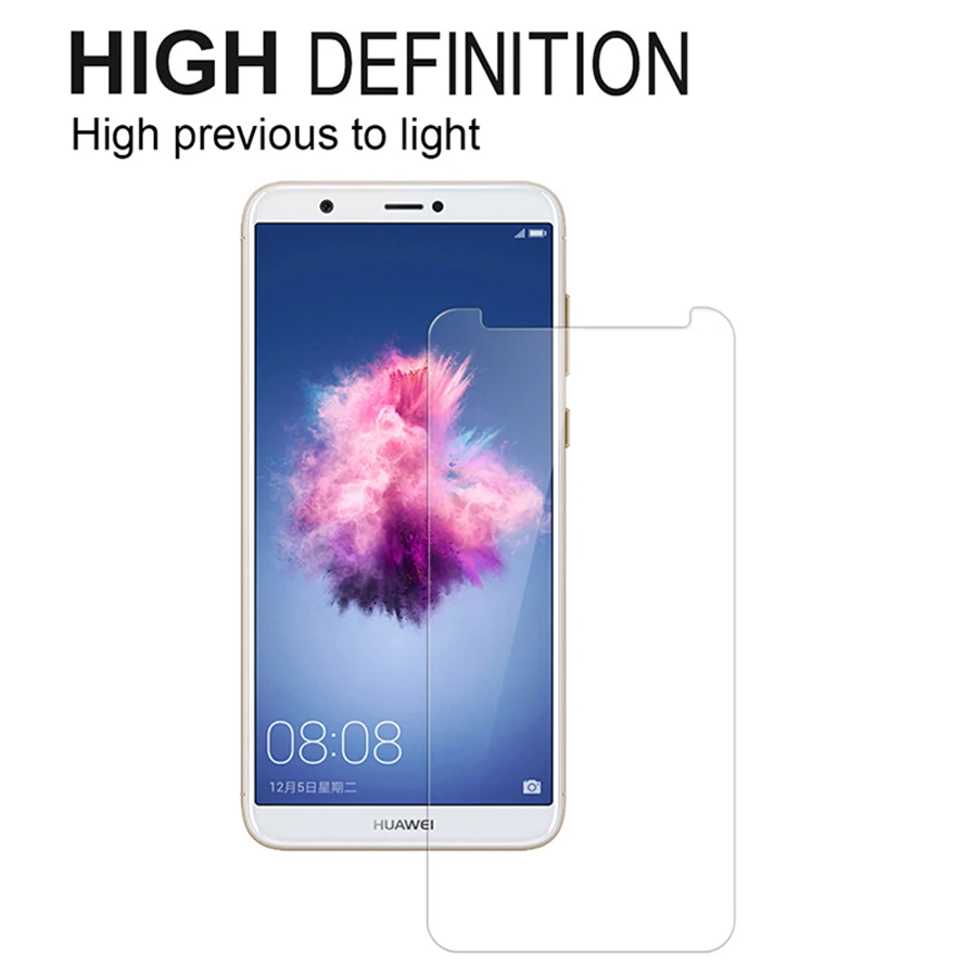 4D Полное покрытие экрана протектор для huawei P Защитное стекло для смартфонов пленка 9H 3D изогнутый защитный Enjoy 7S PSmart FIG-AL00 5,65 дюймов