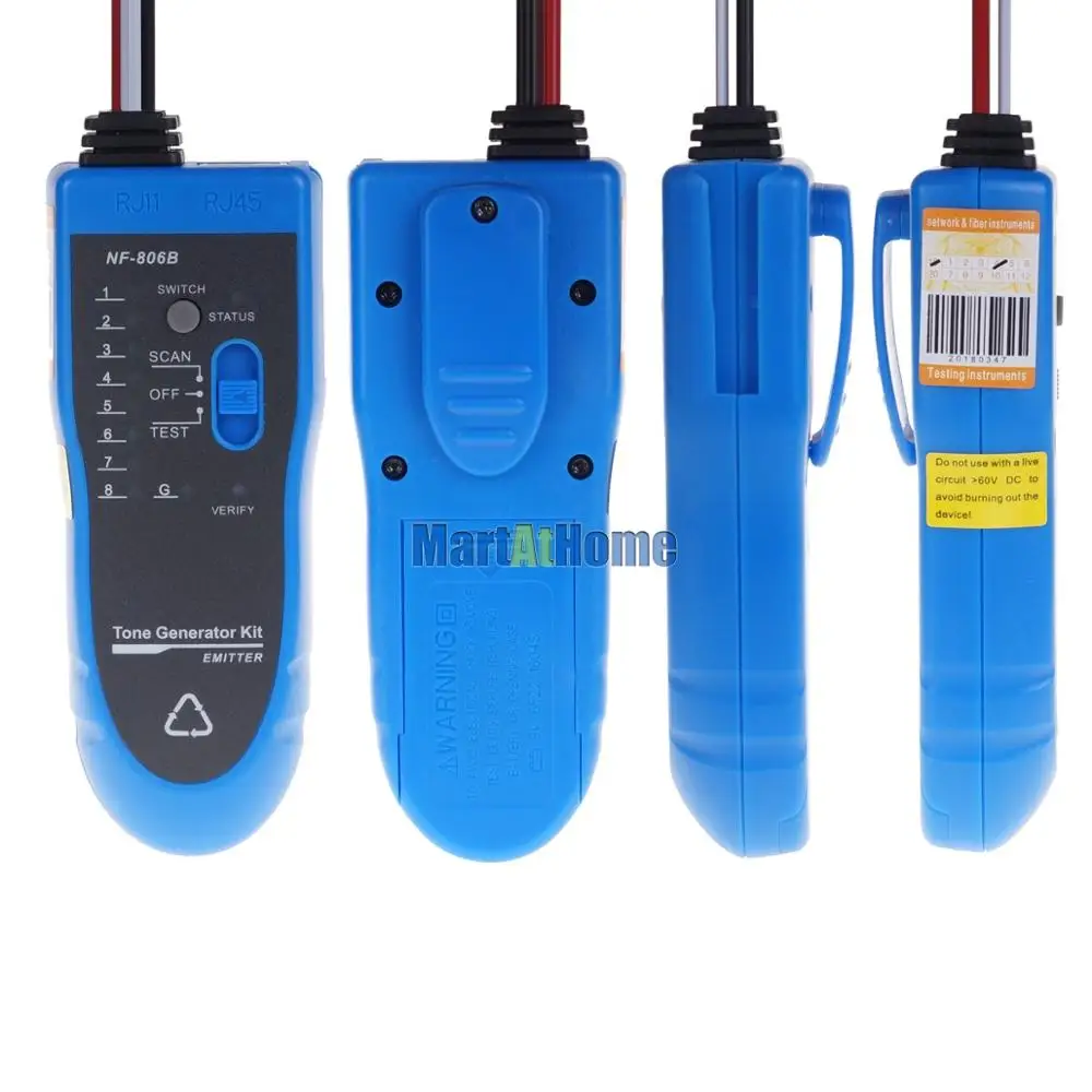 Новый RJ45 проводной трекер Finder Tone Probe Kit 3 км для телефонного провода сетевого