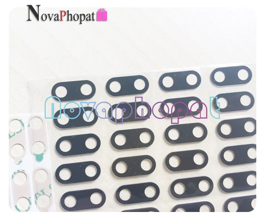 Novaphopat Black New back big rear camera glass lens for Xiaomi Mi A1 5X / Mi5X MiA1 camera lens with sticker + tracking