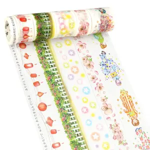 Тематическая Васи-лента Киотский девушки, декоративные планировщики, наклейки для скрапбукинга, бумажные декоративные ленты, клейкие школьные принадлежности для вечерние