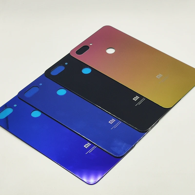 Оригинальная задняя крышка корпуса батареи из стекла для Xiaomi Mi8 Mi 8 Lite.