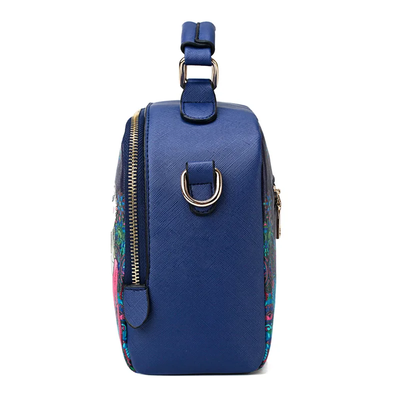 2019 летняя модная женская сумка сумки с героями мультфильмов ПУ на плечо