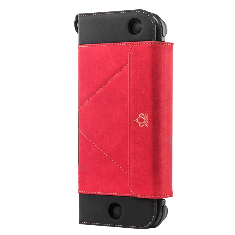 Red with black Портативный чехол для Zend стойка-переключатель PU переносная игровая сумка для хранения Жесткий Чехол для Nitendo переключатель NS консоль аксессуары - Цвет: Red with black