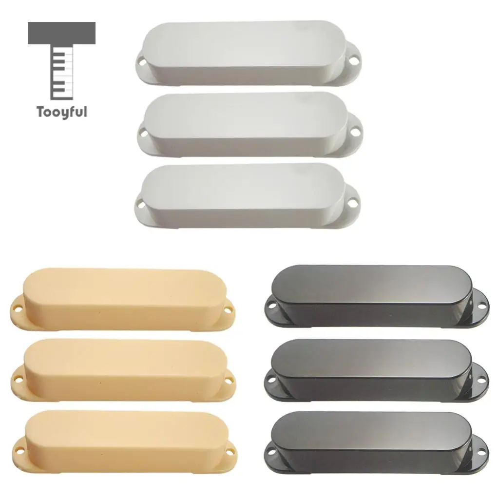 

Tooyful Electric Guitar Closed Seal Type Pickup Covers for ST Sq Guitar Parts
