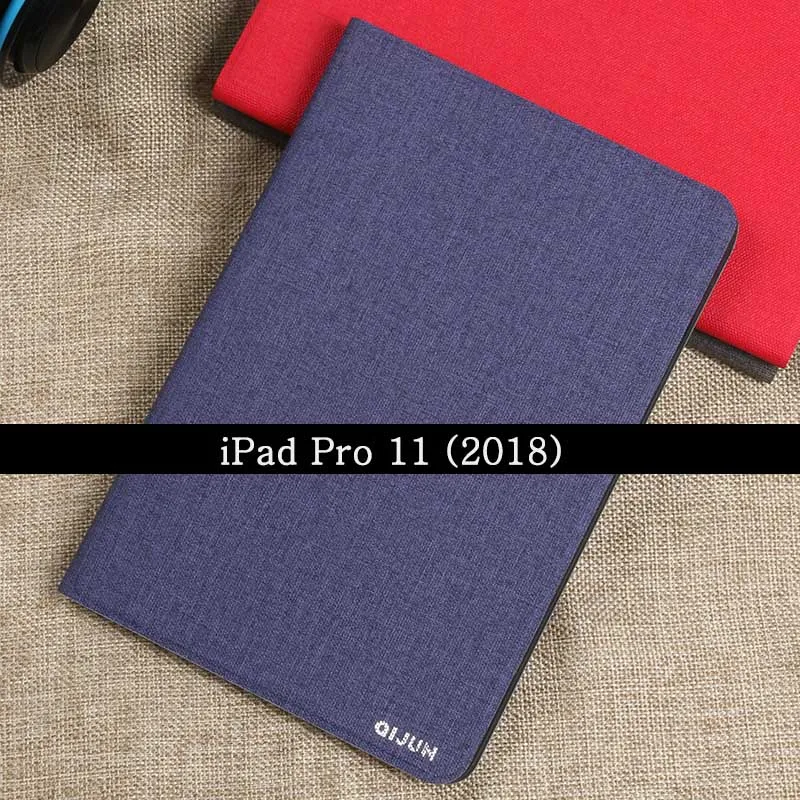 For iPad Pro 11 Чехол для планшета для iPad Pro 11, a1989, A80, A1934, A2013, защитный чехол из искусственной кожи с откидной крышкой и подставкой, мягкий силиконовый чехол-книжка, Funda - Цвет: For iPad Pro 11