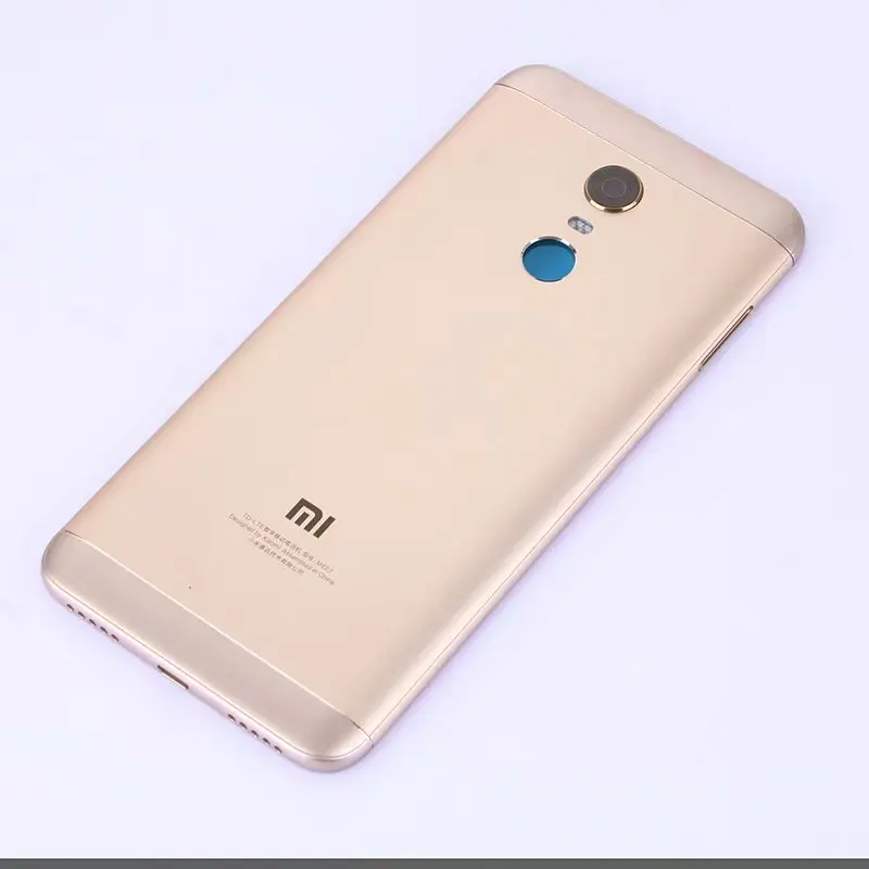 Корпус для Xiaomi Redmi 5 Plus, задняя крышка для батареи, чехол для мобильного телефона, запасные части, чехол с кнопками, объектив
