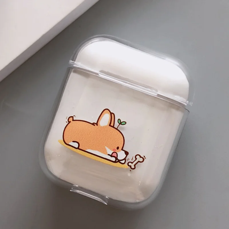 Style 16 Чехол Airpods, милый чехол для airpods, мультяшный защитный жесткий чехол, прозрачный беспроводной чехол для наушников для iphone, чехол для наушников - Цвет: Style 16