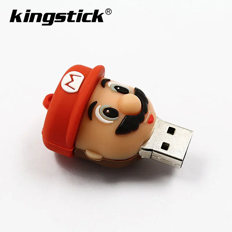 Супер Марио USB флеш-накопитель игра мультфильм игрушки Флешка 128 Гб 64 ГБ 32 ГБ 16 ГБ 8 ГБ 4 ГБ флеш-накопитель usb-флэш-накопитель