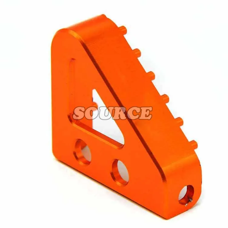 Motorcycle accessories CNC Billet Aluminum Rear Brake Pedal Step Tips FOR RC125 200 690 SMC 990 950 ADVENTURES | Автомобили и