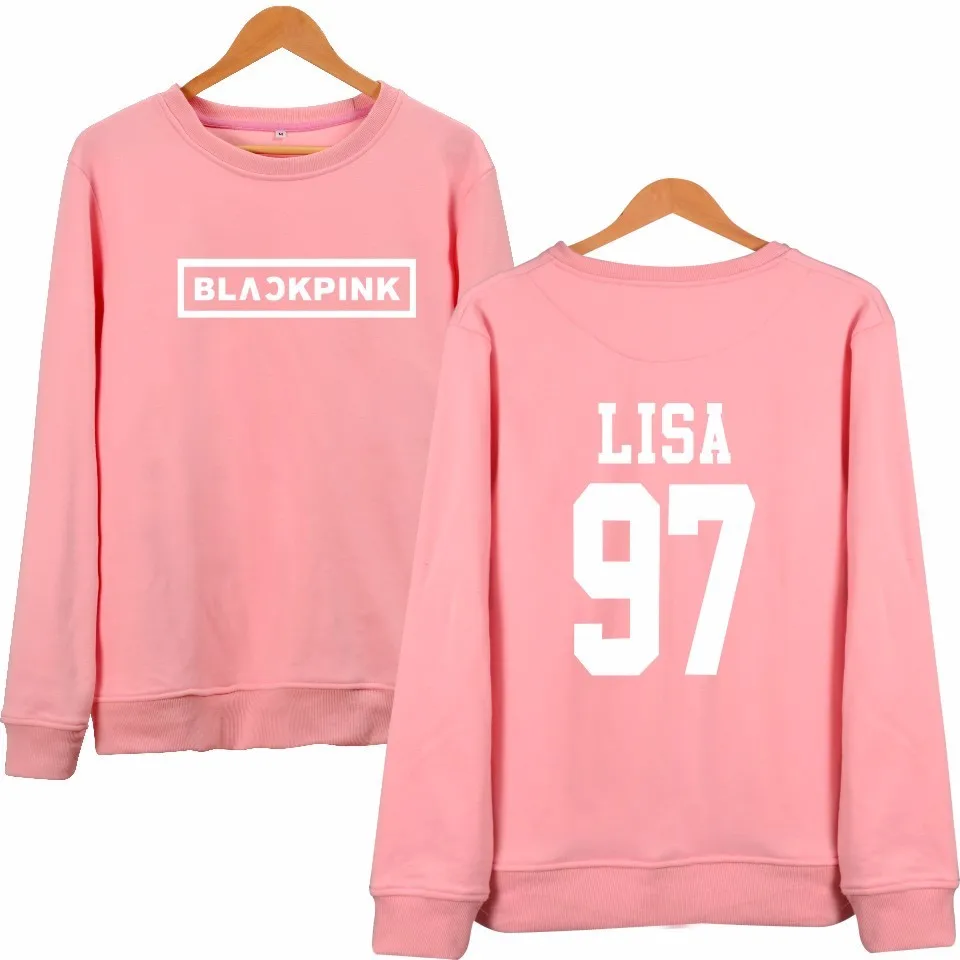 oversize-худи sweatshir Мужчины Женщины поп blackpink спортивный костюм Толстовки moletom feminino Дженни Роза Lisa jisoo Пуловеры для женщин 4XL