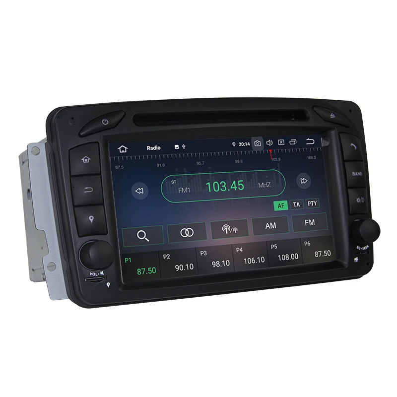 KSAOTU 7 &quotDAB + 4G Android 9 0 автомобильный DVD плеер SD GPS для Mercedes Benz C/CLK/G Class W203 Vito