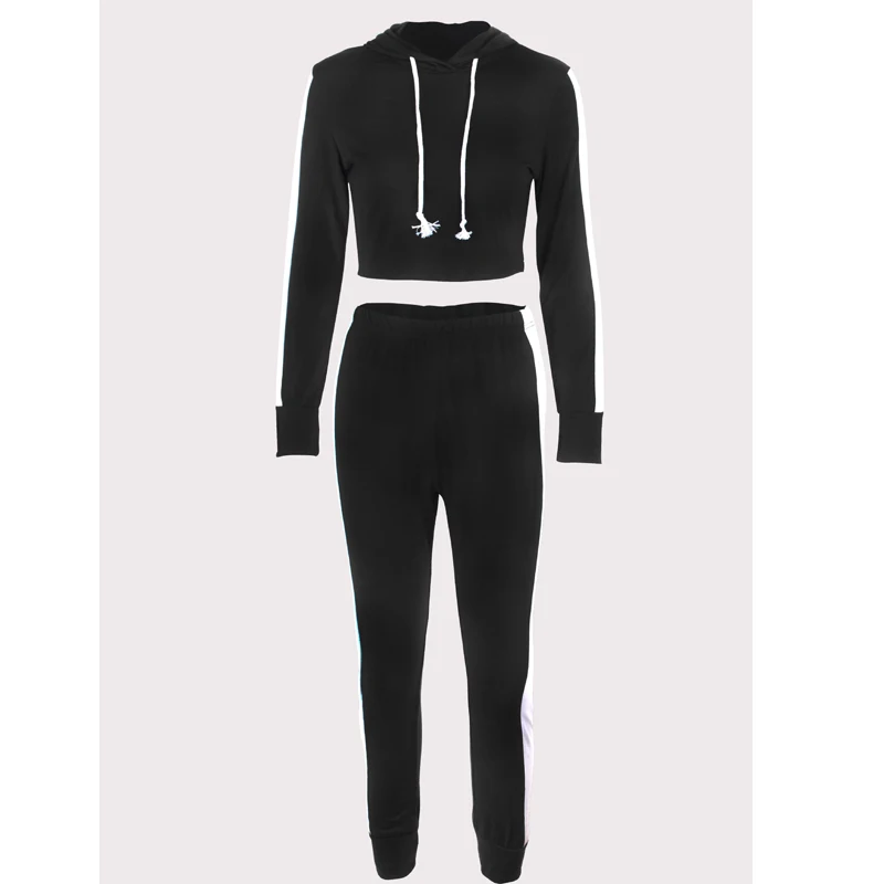 Осень женский комплект 2 шт. спортивный костюм повседневные тренировочные штаны