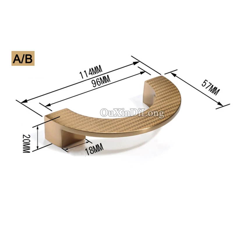 

New 2PCS European Solid Zinc Alloy Kitchen Cabinet Door Handle Thicken Cupboard Wardrobe Drawer Cabinet Pulls Handles and Knobs