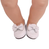 43 cm baby dolls shoes princess cute bow dress shoes baby toys fit american 18 inch girls doll g200