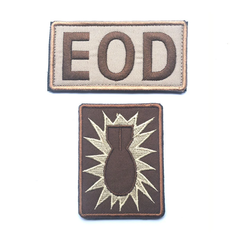 US The Hurt Locker EOD патч Сделай Сам эмблема значок для одежды Высокое качество вышитая