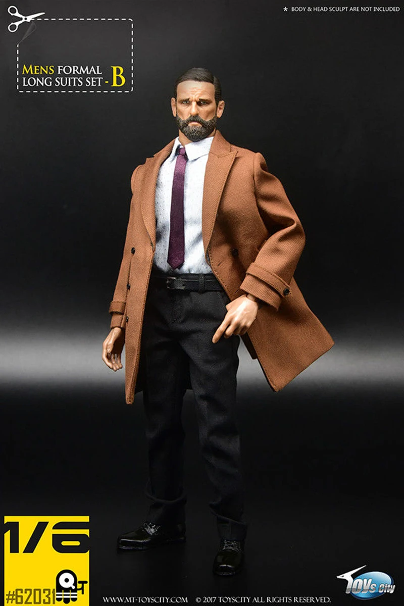 Коричневый/черный 1/6 игрушечный город TC 62031 джентльменский мужской пиджак