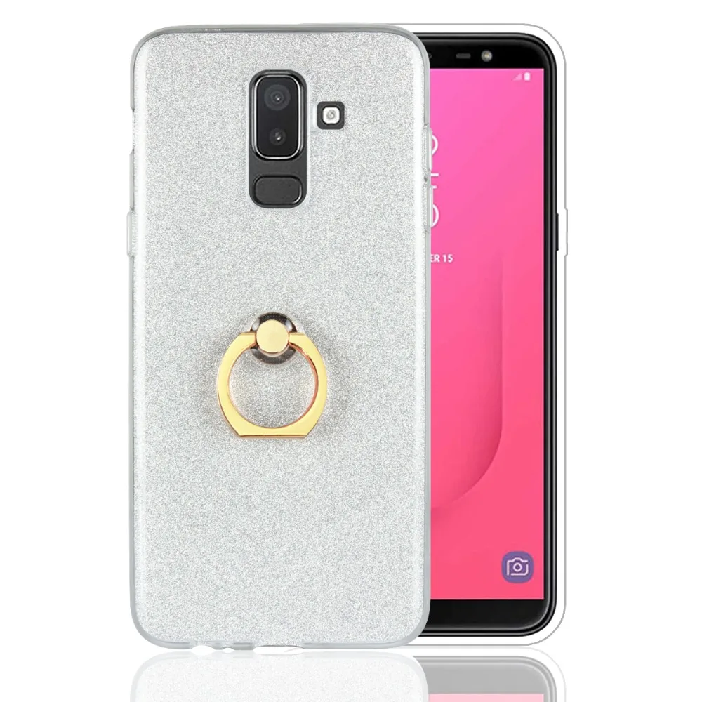 HENGDASHENG Phone Case For Samsung J8 2018 Anti-fall finger ring mobile phone protective case |