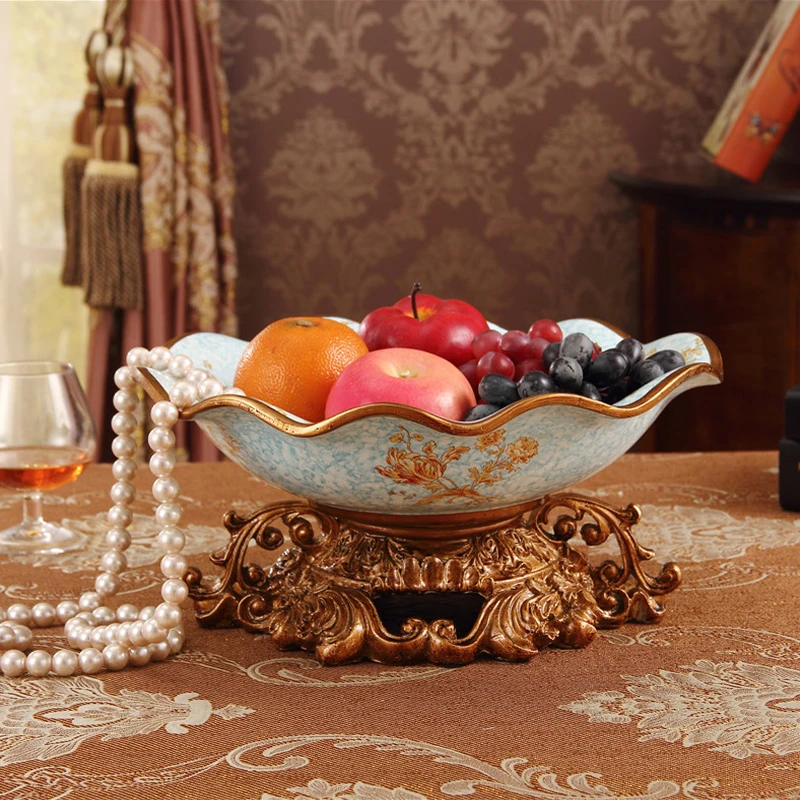 high-grade resin fruit garden living room decoration Home Furnishing large dish housewarming gift | Дом и сад
