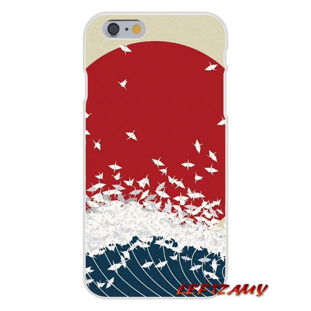 Для Samsung Galaxy A3 A5 A7 J1 J2 J3 J5 J7 2015 2016 2017 Wave Art японские зеленые аксессуары чехлы для