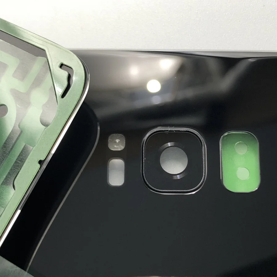S8 аккумулятор задняя крышка стеклянная дверь Корпус Замена для samsung Galaxy S8 Plus G955 G955F G950F G950 водонепроницаемый клей