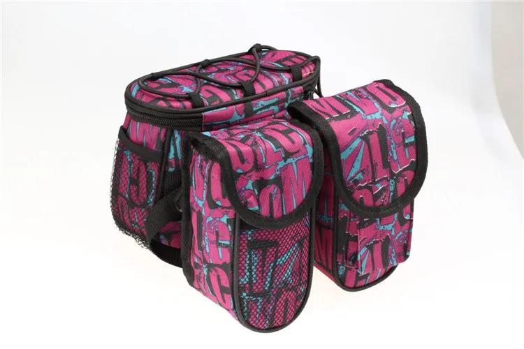 

Bicicleta Bolsa Cycling Mountain Road Folding Bike Bicycle Pannier Frame Front Tube Bag Single-shoulder Bag