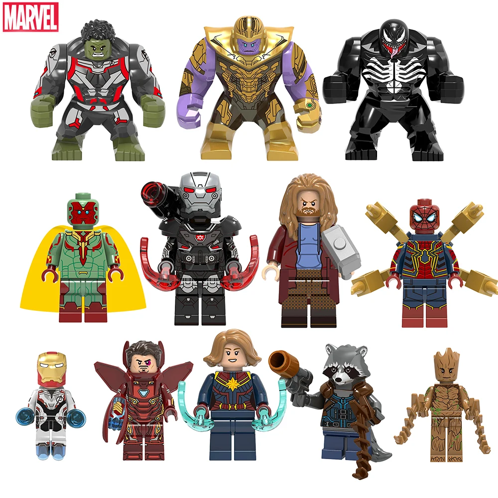 10 шт./компл. фигурка супергероев Marvel Мстители игра Халк Тор Капитан Америка Thonas