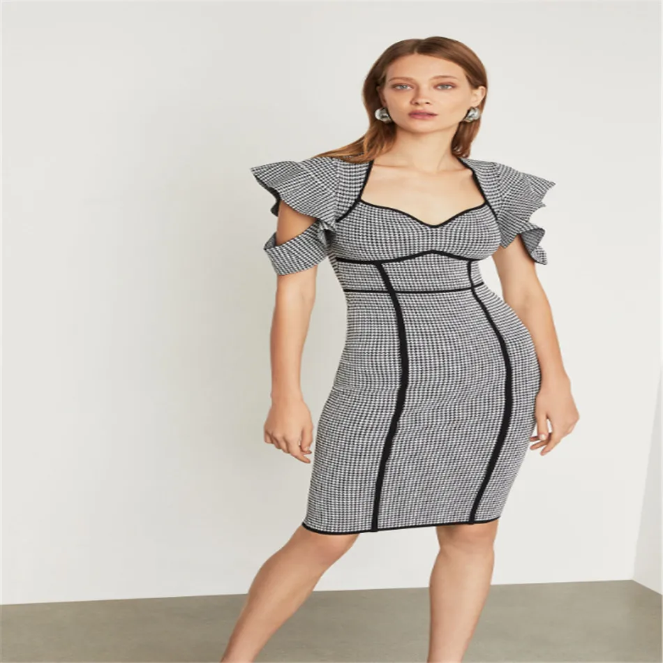 2019 бандажные платья элегантные Vestidos летние сексуальные кружевные весенне
