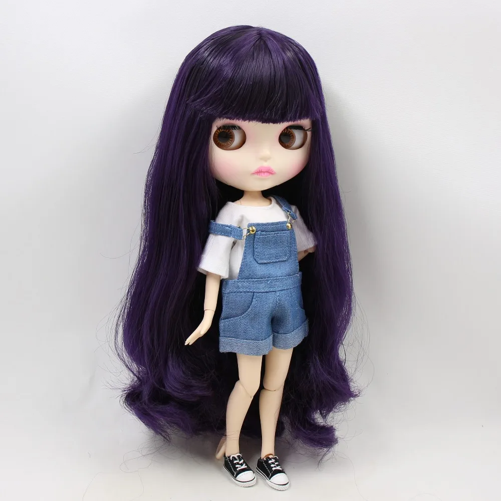 ICY DBS шарнирная кукла Blyth сустав тело белая кожа новая Лицевая панель матовое лицо