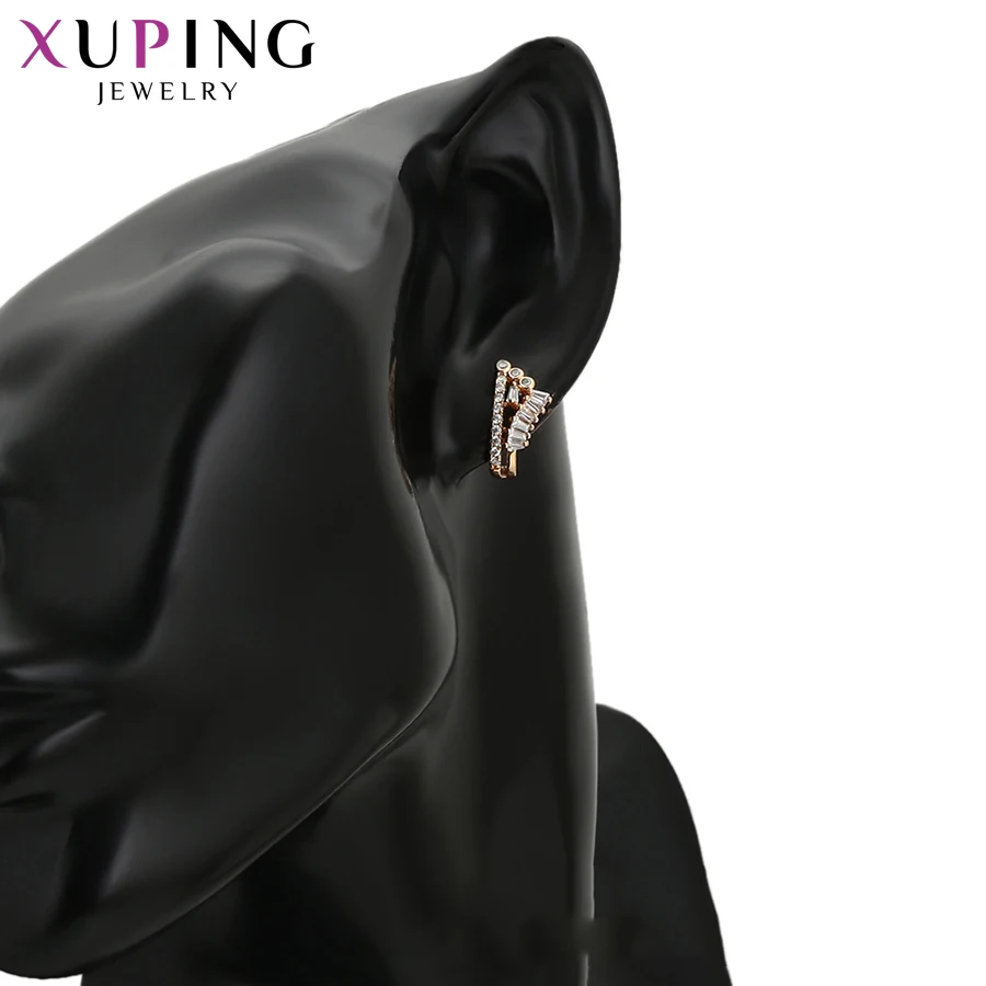 Xuping классические простые серьги-гвоздики для женщин специальный подарок Модная