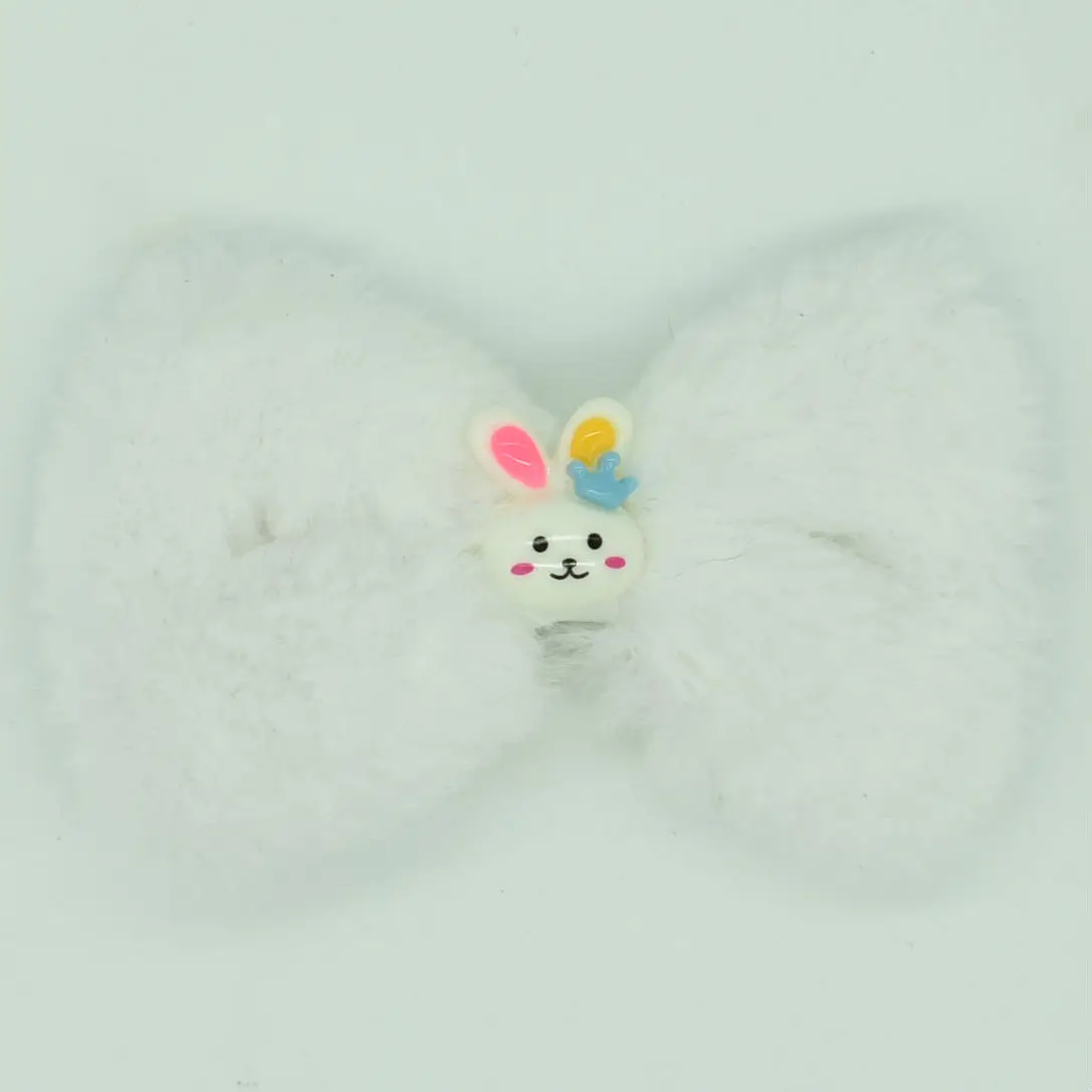 Дети Симпатичные Белый кролик шпилька девушка плюшевые бархатные волос Тиара