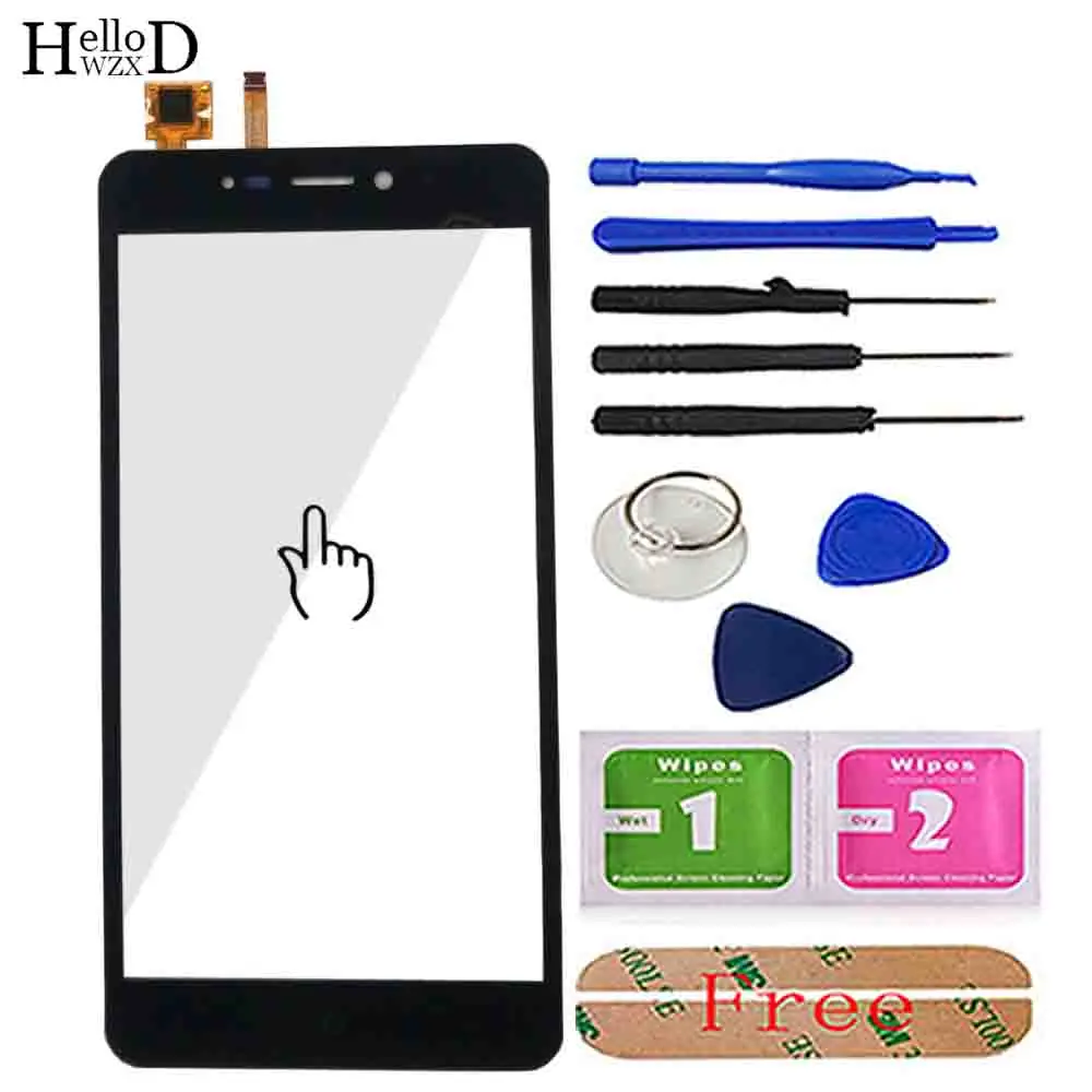 Black With Tools 5,2 ''сенсорный экран для Leagoo power 2 Pro Сенсорный экран дигитайзер панель сенсор для Leagoo power 2 Pro инструменты для мобильных телефонов клей - Цвет: Black With Tools