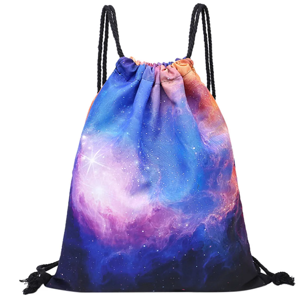 Модный женский рюкзак унисекс с принтом звездного неба и космоса|Женские