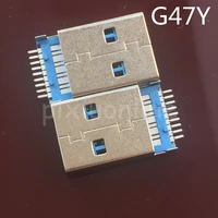 5pcs g47y usb 3 0 a type male plug connector for high speed data transmission free shipping brazil