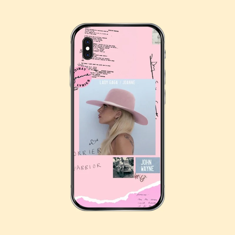 Чехол для телефона Lady JOANNE GAGA iphone X XS Max XR 5S SE 6 6S 7 7plus 8 Plus роскошный мягкий ТПУ